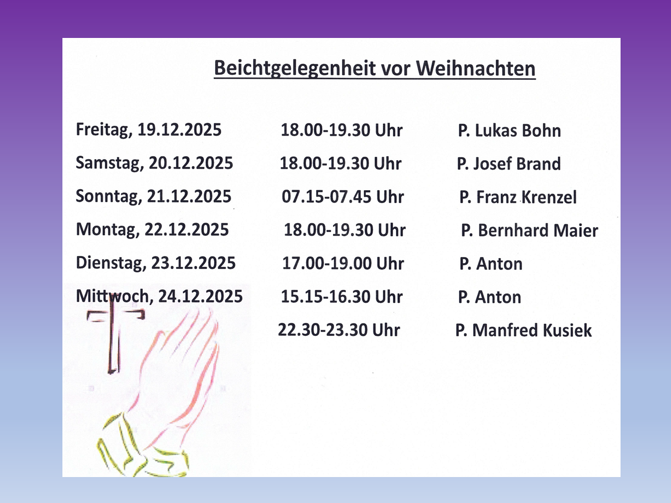 Beichte_ Sakrament der Versöhnung